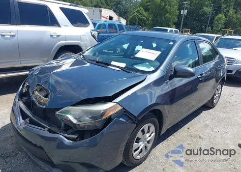2014 Toyota Corolla L from USA, damaged, VIN 5YFBURHE9EP126159